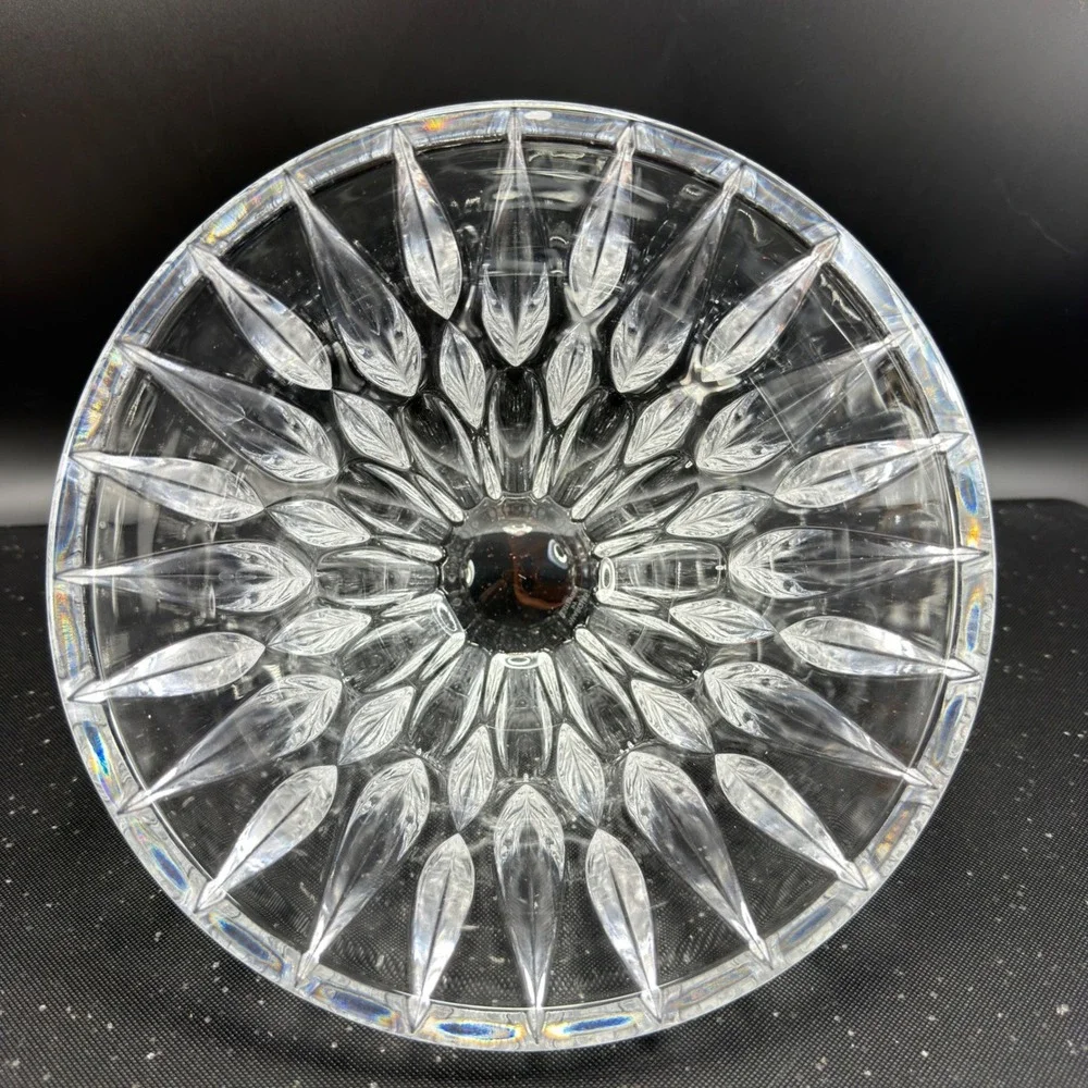 Marquis by Waterford Crystal Petal Clear 8Inch Serving Bowl Centerpiece Rainfall